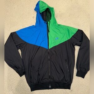 Nike windbreaker zip up with hood